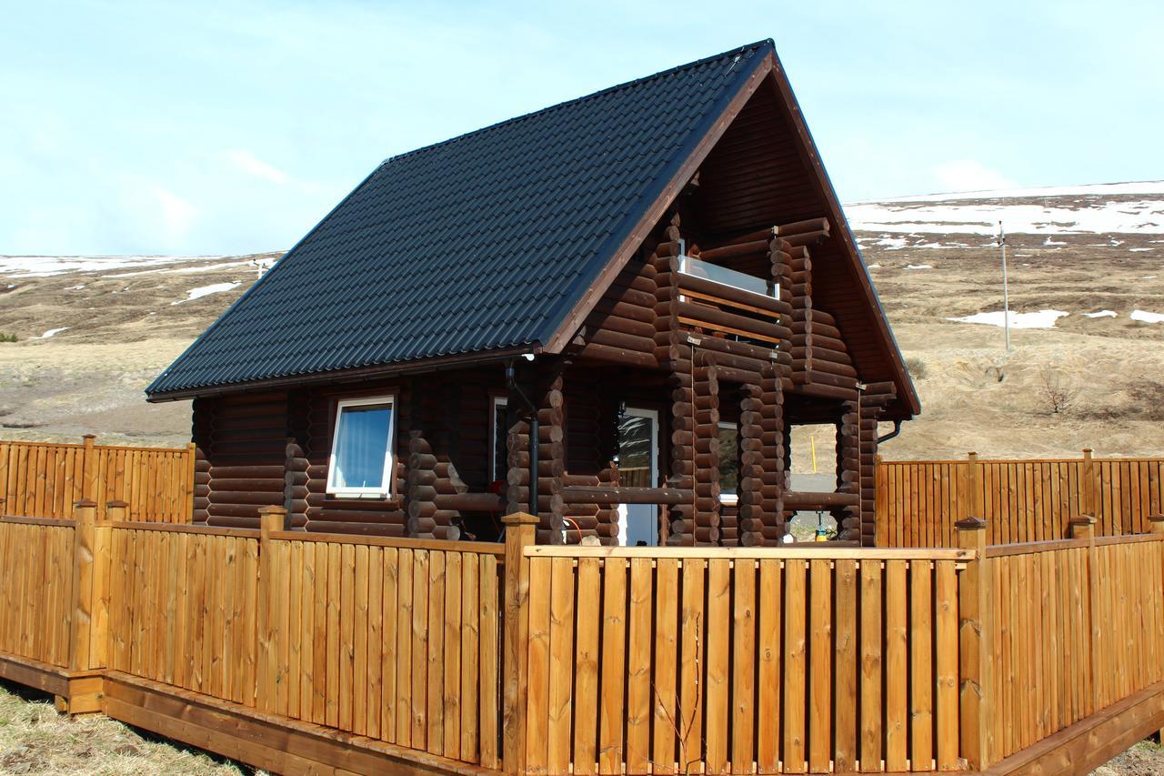 Akureyri Log Cottage Exterior foto