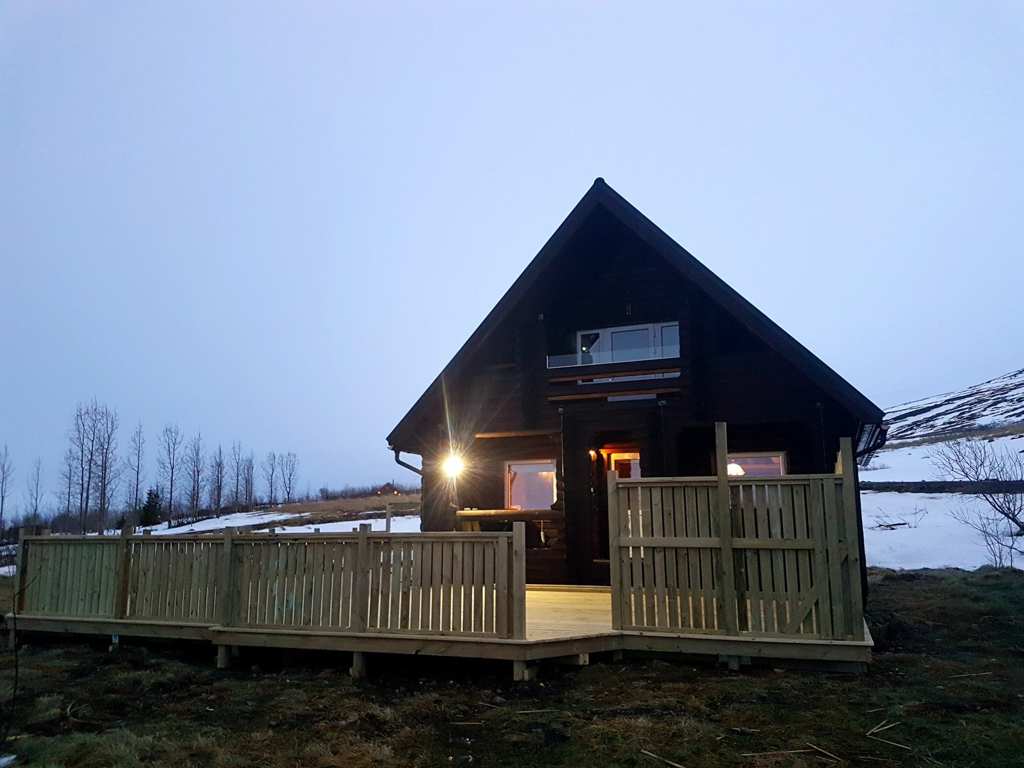 Akureyri Log Cottage Exterior foto