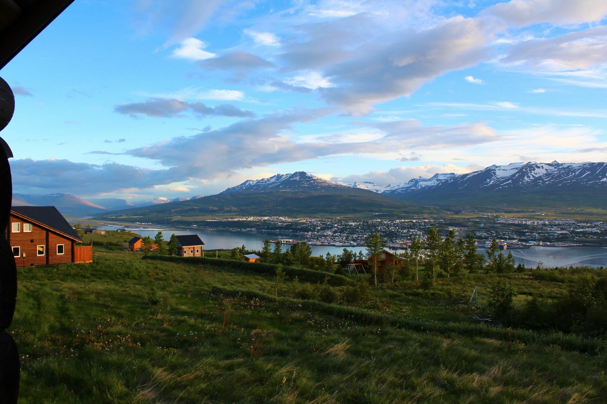 Akureyri Log Cottage Exterior foto