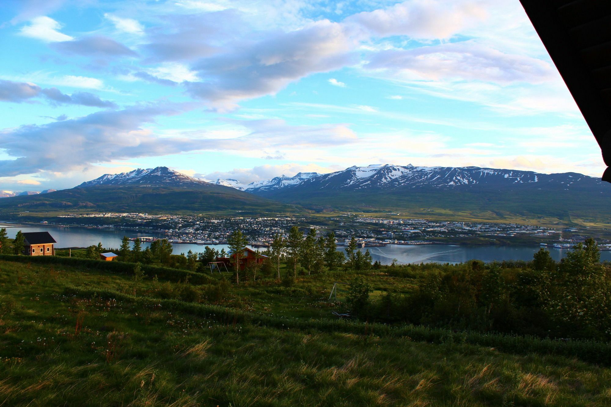 Akureyri Log Cottage Exterior foto